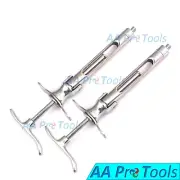 2 Dental Syringe 1.8ml Self Aspirating Cartridge Folding Type Dental Lab