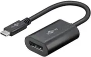 Goobay USB-C DisplayPort Adapter, 0.2 m, Black