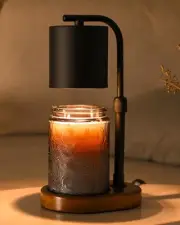 Candle Warmer Lamp Timer - Adjustable Black Candle Lamp Warmer, Birthday Gift...