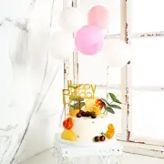 BLUSH PINK WHITE Mini Balloons Garland CAKE TOPPER Set Wedding Party Decorations