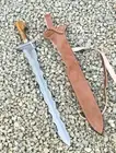 Moro Kris Handmade Sword, Carbon Steel Sword, Philippines Sword With Sheath