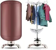 Portable Clothes Dryer, Foldable Clothes Shoes Heater Drying Machine with Heat Pump Dryer Bag，Shoe Rack,Tripod，Intelligent Timer,360° Heating for Home Maroon