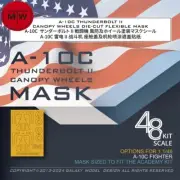 Galaxy 1/48 A-10C Thunderbolt II Canopy Wheels Mask for Academy 12348 Model Kit