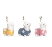 AUSTRALIAN SHEPHERD® Cute Plush Alpaca Keyring - Grey / One Size