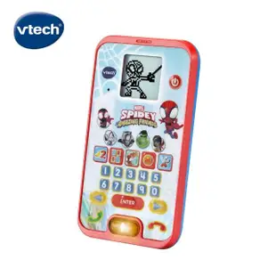 【Vtech】蜘蛛人-英語學習智慧互動2入組(手機+手錶)