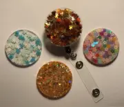 retractable badge holder Four Seasons Interchangeable.
