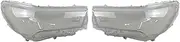 Car Headlight Cover Lamp Shade Transparent Headlamp Lens Compatible for Toyota Hilux 2019 2020 2021 Replace Original Lampshade(2PCS Left and Right)