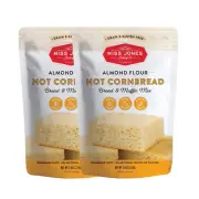 Miss Jones Baking Not Cornbread Muffin Mix Almond Flour Keto Diabetic WW 2 pack