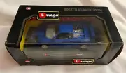 Vintage 1991 BURAGO Bugatti EB 110 (1991) 1:24th Scale Die cast Model NIB