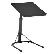 Folding TV Tray Table Tray Foldable 3 Adjustable Height & Tilt Angles for