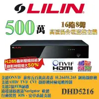 在飛比找Yahoo!奇摩拍賣優惠-H.265 16CH 500萬畫素 5MP 類比混合型 DV