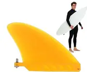 Paddleboard Fin, Replacement Paddleboard Fin - Single Center Surfboard Fin with Screw | Tool Tail Ladder for Inflatable Paddle Kayak Removable Water Sports Accessories