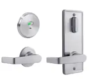 Dormakaba QCI285E626S4478S Interconnected Door Lever Lockset, Indicator S Chrome