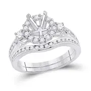 3/4CT-Diamond SM 1 1/2CT-CRD BRIDAL SET