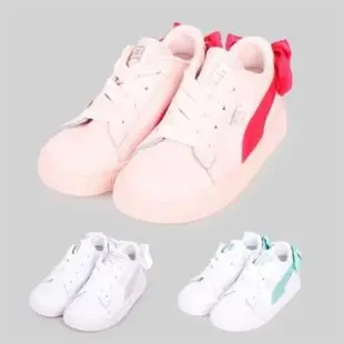 PUMA BASKET BOW AC LNF 女兒童休閒運動鞋-蝴蝶結款-慢跑