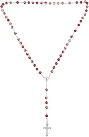 [SOESFOUFU] Rosary Necklaces Cross Charm Baby Shower or Baptism Favors Unique Design Skin Friendly
