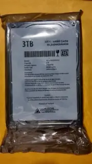 3TB SATA III 3.5" Internal Hard Drive - 5400 RPM, 64MB Cache, WL3000GSA6454