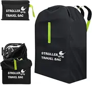 Foreverup Stroller Travel Bag, Portable Pram Bag for Airplane, Pushchair and Pram Transport Bags, Car Seat Travel Bags Extra Large, Waterproof Gate Check for Airplane Infant Strollers Storage