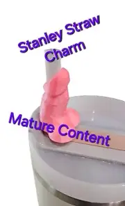 Penis Stanley Straw Charm