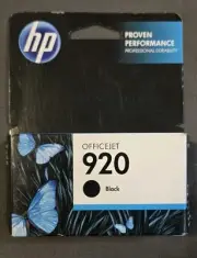 HP 920 Genuine Ink Cartridge Black Printer Ink OEM NEW EXP 02/2013