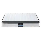Giselle Mattress Spring Cool Gel Foam Euro Top Bed Medium Firm 25cm Double
