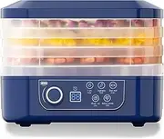 Food Freeze Dryer Machine For Home, Home Freeze Dryers, Food Dehydrator and Dried Machines with Trays, Digital Adjustable Timer, for Fruits Meat Vegetables Candy &Snacks (3 layers of blue)