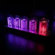 Nixie LED Digital Desktop Alarm Clock - WI-FI Config - No Assembly Required