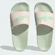 adidas Adilette Shower Slides 淺綠 粉色 字母 GZ9507 Sneakers542