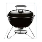 BBQ Cover for Weber Smokey Joe Charcoal BBQ 37cm