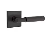 Emtek Select Dummy, Square Rosette, T-Bar Stem, Knurled Handle US19