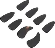 Hoement 8pcs Guzheng Nails Professional Nail Covers String Instrument Picks Ergonomic Curve Fake for Guzheng Players