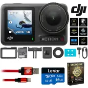 DJI Osmo Action 4 Standard Combo 4K Action Camera w/ 26 Months Protection Bundle