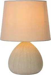 Lucide Table lamp, Ceramics, E14, 40 W, Beige