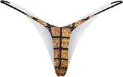 [Generic] G-String Thongs for Women Sexy Low Rise Thong Panties Soft Strench Underwear Solid Color Bikini Panties