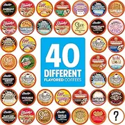 Two Rivers Coffee Flavored Coffee Pods Compatible with Keurig K Cup Brewers, Assorted Variety Pack Flavored Coffee, 40 Count