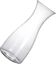 LIFKOME Clear Acrylic Wine Carafe Drink Pot for Parties Weddings Gatherings Easy to Clean Reusable Serving Carafe Present for Friends Family