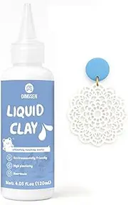 INNOVAYOU Liquid Polymer Clay 120ml, White Liquid Clay for Polymer Clay Oven-Bake Clay, Liquid Clay Very Suitable for DIY Decorations, Jewelry, Toys, Household Items, Great for All Clay Artists