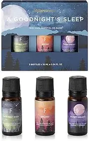 Folkulture Scented Essential Oils Set for Diffusers for Home for Aromatherapy- A Goodnight's Sleep