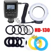 HD-130 HD130 Macro LED Ring Flash for Canon Nikon Canon Olympus Panasonic Camera