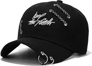 [HAMKVBPR] Baseball Cap Unisex Baseball Cap Couple Sun Hat Duck Tongue Cap Female Outdoor Sports Hat(Black)