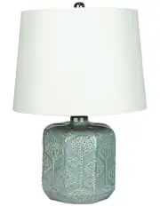 [Oriel Lighting] Bikki Complete Table Lamp Duck-Egg Blue