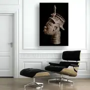 IFE BRONZE HEAD ~ Medium Size Wall Art 12x18 Ready to Hang ~ CANVAS WRAP PRINT