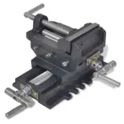 NNEVL Manually Operated Cross Slide Drill Press Vice 78 mm