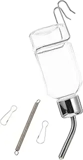 Hanging Automatic Pet Water Feeder Water Dispenser for Dogs Cats Stable Design for Cages Walls Ensures Clean Water Access for Pets