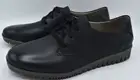 Dansko US 8.5-9 EU 39 Libbie Burnished Calf Leather Black Lace Up Shoes Loafers