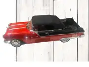 Sunstar 1/18 1955 Pontiac Star Chief Diecast Model Car Red & Black Unique One ￼