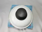 Applause 1 Quart Saucepan Cover White Porcelain on Steel Vintage Unused w/Pkg.