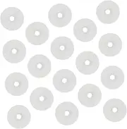 SUPVOX 20pcs Bike Air Nozzle Washer Sticker Rim Protection Pad for Mountain and Road Bikes Lightweight and Flexible Nozzle Glue Mat Durable Adhesive Gasket for Optimal Cycling Performance