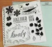 CTMH D1671 SANGRIA WORKSHOP STAMP ~ Where LIFE Begins & LOVE Never Ends