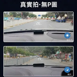 M3 HUD 抬頭顯示器 OBD2 白光清晰大字體 多功能 車速顯示(清晰可視 一目了然)